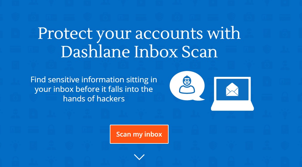 главная страница сервиса InboxScan