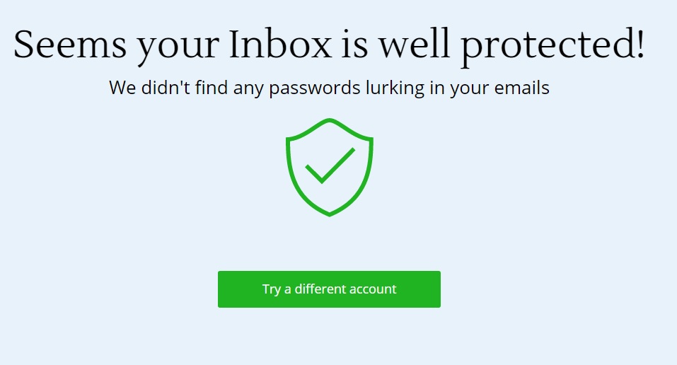отчет сервиса InboxScan