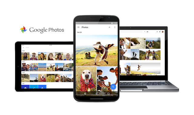 Google Photos, устройства